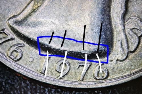 1976 25c bicentennial quarter - 25c,