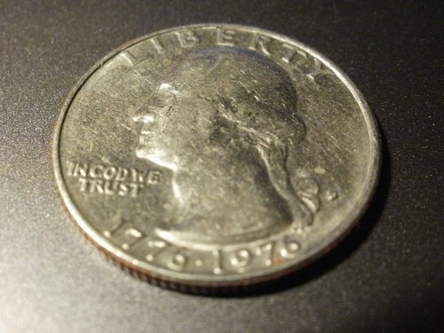 1976 bicentennial quarter - 1976, d