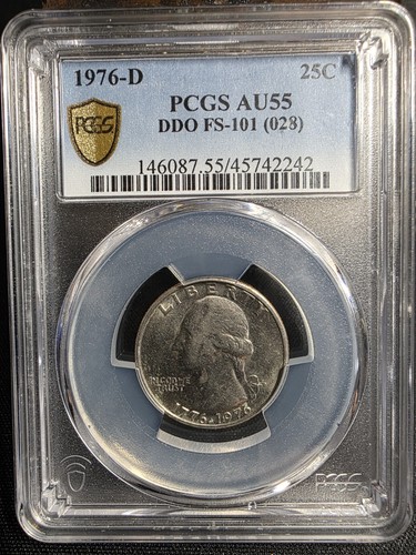 1976 25c ddo 101 - 25c, fs-101