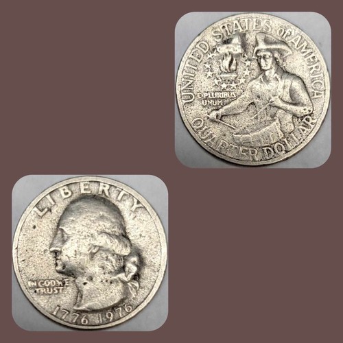1776 1976 bicentennial qtr - 1776-1976,